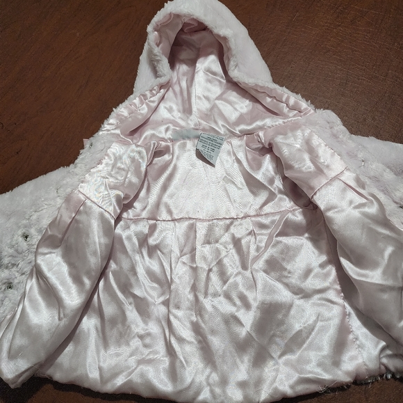 Young Hearts Cozy Fuzzy Baby Jacket - Picture 3 of 8